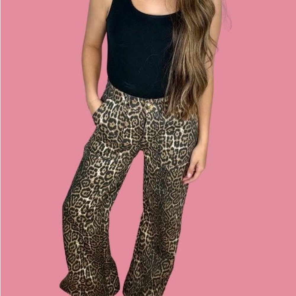 Leopard Print Women's Pants